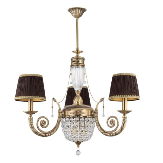 kristal antik medeny luster s tienidlom klasicky luxus villa kastiel obciansky lampa osvetlenie obyvacka salon.jpg